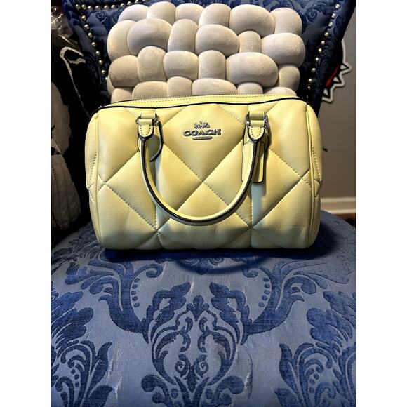 Coach Handbags - Coach Seafoam Green Rowan Quilted Crossbody